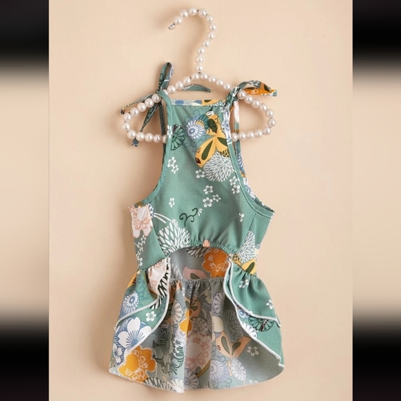 SHEIN Ruffle Dog or Cat Summer Dress | Size Medium - Picture 6 of 8